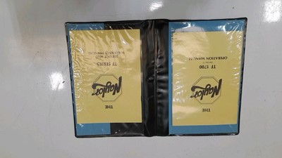 Lot 603 - NAYLOR CARS TF1700 OPERATION MANUAL + WARRANTY MANUAL