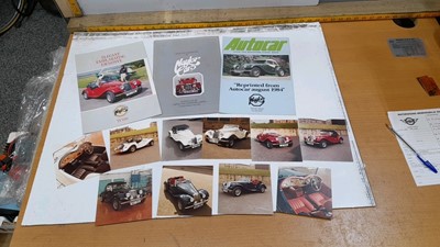 Lot 607 - SELECTION OF NAYLOR CARS PROMOTIONAL LEAFLETS