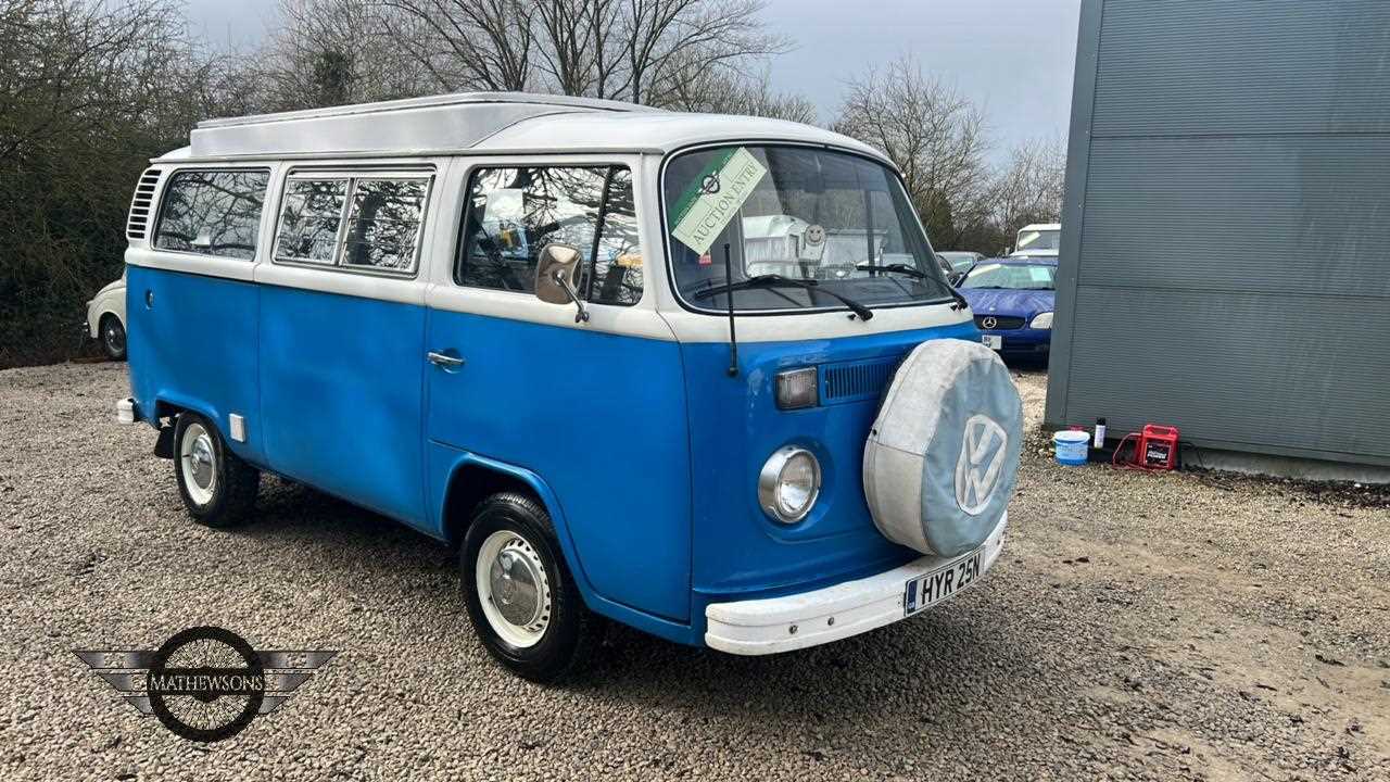 Lot 365 - 1975 VOLKSWAGEN MOTOR CARAVAN