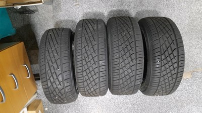 Lot 419 - FORD RS 2000 RE-FURBISHED ALLOY WHEELS WITH NEW TYRES ( FIT CAPRI/ESCORT ETC )