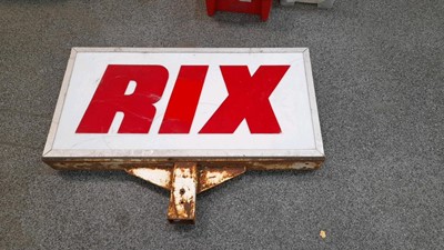 Lot 423 - DOUBLE SIDED RIX LIGHT UP SIGN