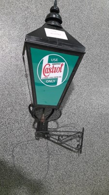 Lot 655 - ILLUMINATED CASTROL LAMP