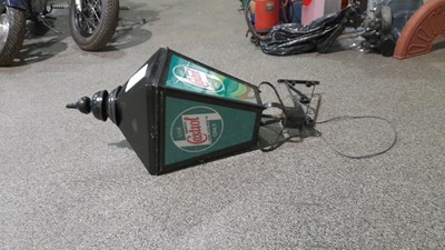 Lot 655 - ILLUMINATED CASTROL LAMP