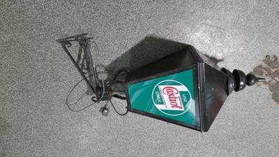 Lot 655 - ILLUMINATED CASTROL LAMP