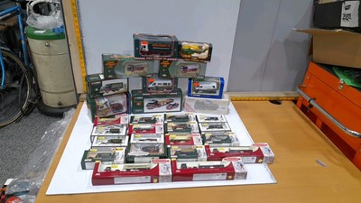 Lot 619 - ASSORTED BOX OF EDDIE STOBART MODELS STILL IN ORIGINAL BOXES