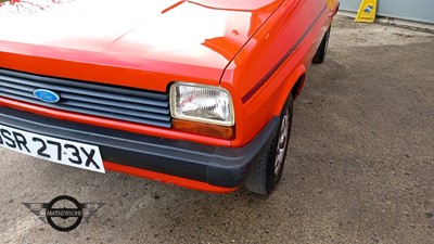 Lot 23 - 1981 FORD FIESTA POPULAR PLUS