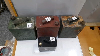 Lot 41 - 4 X PETROL CANS