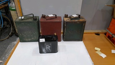 Lot 41 - 4 X PETROL CANS