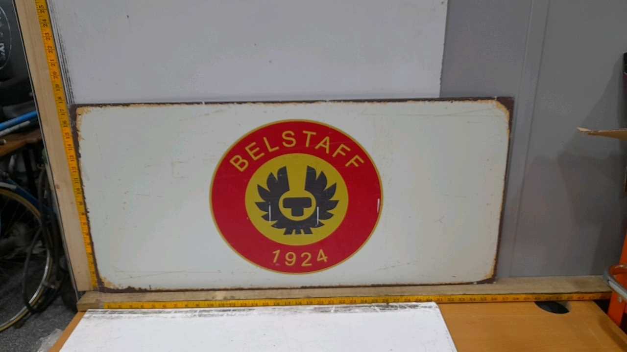 Lot 53 - BELSTAFF METAL SIGN