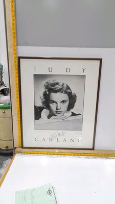 Lot 667 - JUDY GARLAND TRIBUTE FRAMED PICTURE