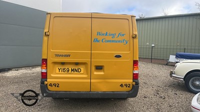 Lot 328 - 2001 FORD TRANSIT 260 SWB TD