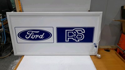 Lot 319 - FORD RS ILLUMINATED SIGN