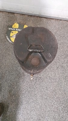 Lot 183 - VINTAGE HYDRAULIC LIFT OIL 5 GALLON DISPENSER