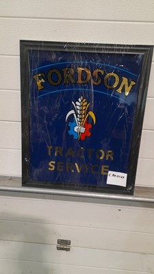 Lot 287 - FRAMED FORDSON TRACTORS SIGN