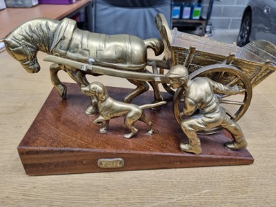 Lot 659 - BRASS HORSE ORNAMENT - ALL PROCEEDS TO CHARITY