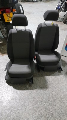 Lot 343 - PAIR OF VW CADDY FRONT SEATS