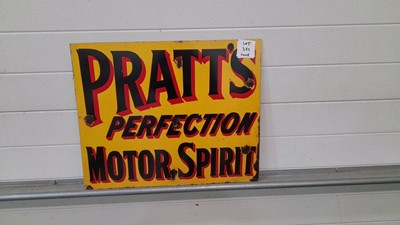 Lot 351 - PRATTS PERFECTION MOTOR SPIRIT SIGN