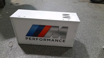 Lot 363 - BMW M PERFORMANCE LIGHT BOX SINGLE SIDED