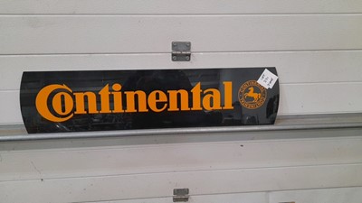 Lot 371 - PLASTIC CONTINENTAL SIGN