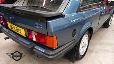 Lot 44 - 1981 FORD ESCORT XR3