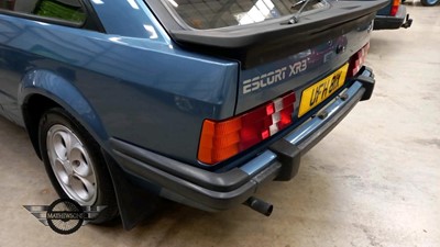 Lot 44 - 1981 FORD ESCORT XR3