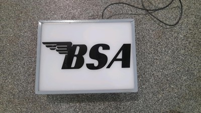 Lot 495 - BSA DOUBLE SIDED LIGHT BOX