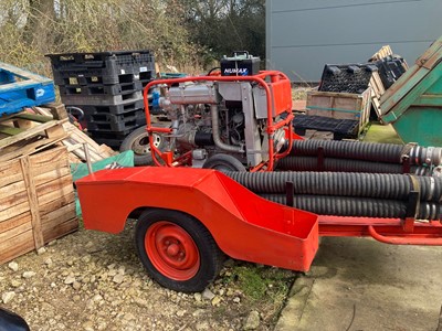 Lot 658 - GODIVA FIRE PUMP TRAILER