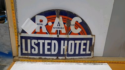 Lot 18 - RAC LISTED HOTEL SIGN