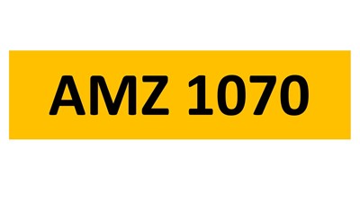 Lot 260-3 - REGISTRATION ON RETENTION - AMZ 1070