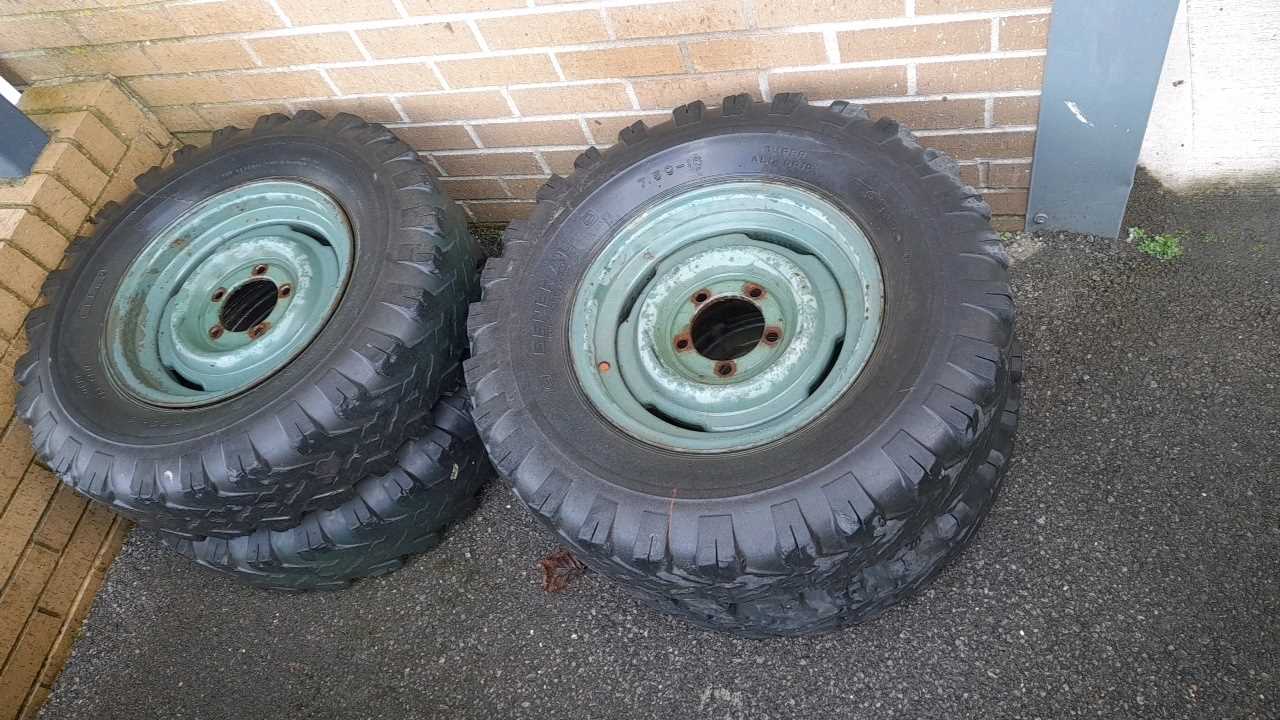 Lot 623 - ORIGINAL WILLYS JEEP WHEELS