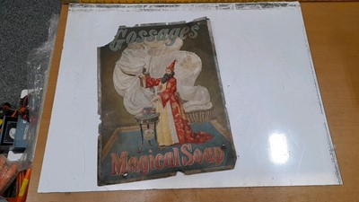 Lot 64 - ADVERTISING BOARDS FOR GOSSAGES MAGICAL SOAP