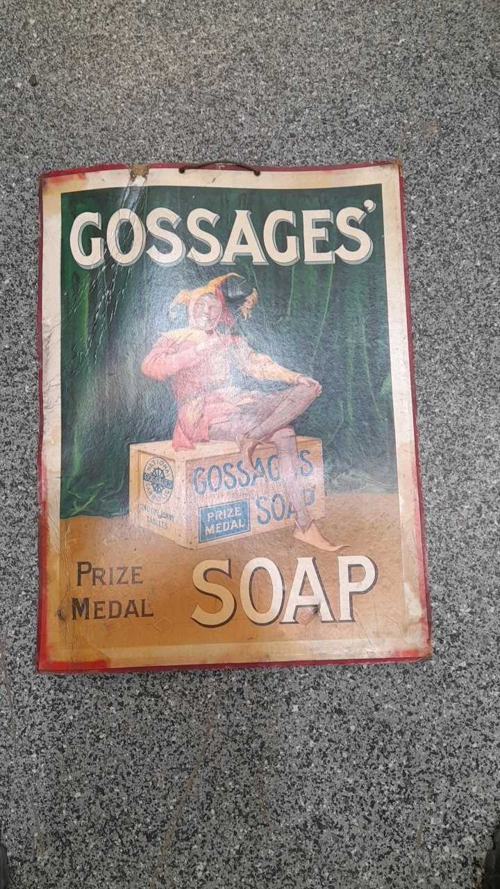 Lot 66 - ADVERTISING BOARDS FOR GOSSAGES PRIZE MEDAL SOAP