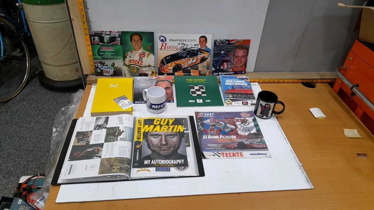 Lot 67 - ASSORTMSENT OF SIGNED PHOTOS,MUGS AND PROGRAMME