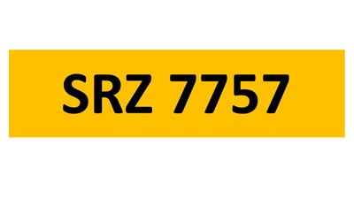 Lot 282 - REGISTRATION ON RETENTION - SRZ 7757