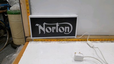 Lot 79 - NORTON LIGHT BOX